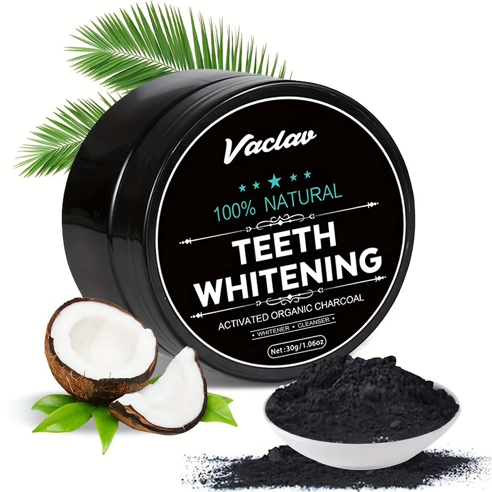 Activated Charcoal Teeth Whitening Powder, Charcoal Teeth Cleaning Powder, Coconut Shell Activated Charcoal Powder